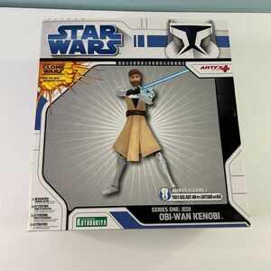 Star Wars Clone Wars Obi-Wan Kenobi ArtFX Figure Kotobukiya Series One Jedi NEW